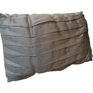 Unlisted Elegant Silver Accent Pillow